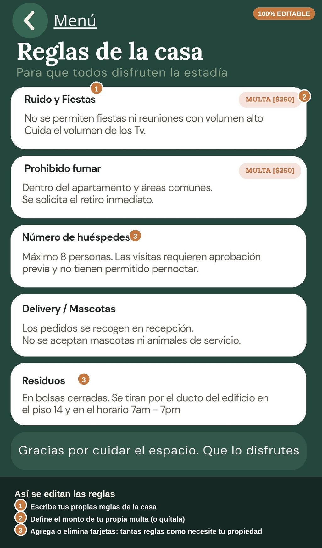 Kit Editable — Bienvenida Digital para tu Airbnb