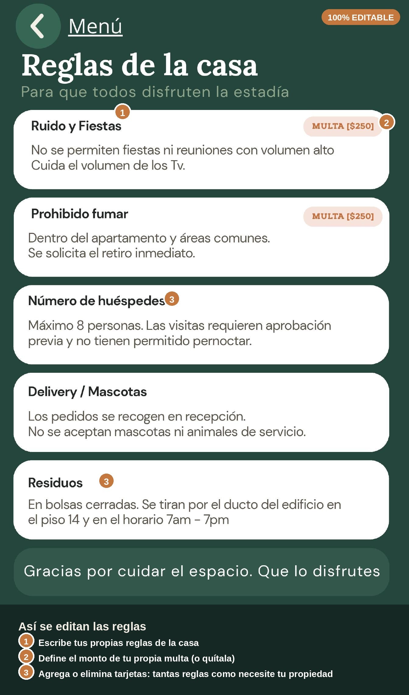 Kit Editable — Bienvenida Digital para tu Airbnb