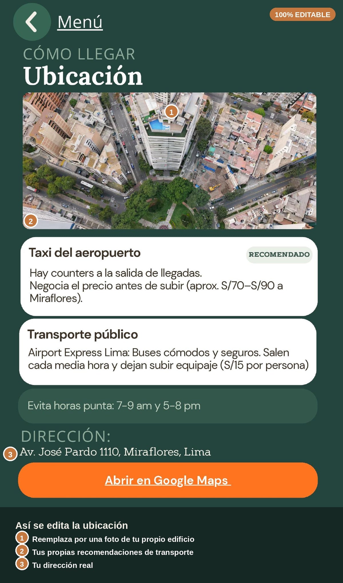 Kit Editable — Bienvenida Digital para tu Airbnb